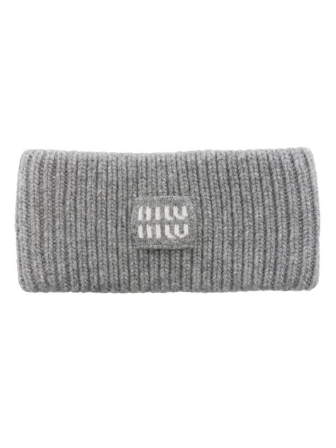 miu miu cashmere headband|miu michael headband.